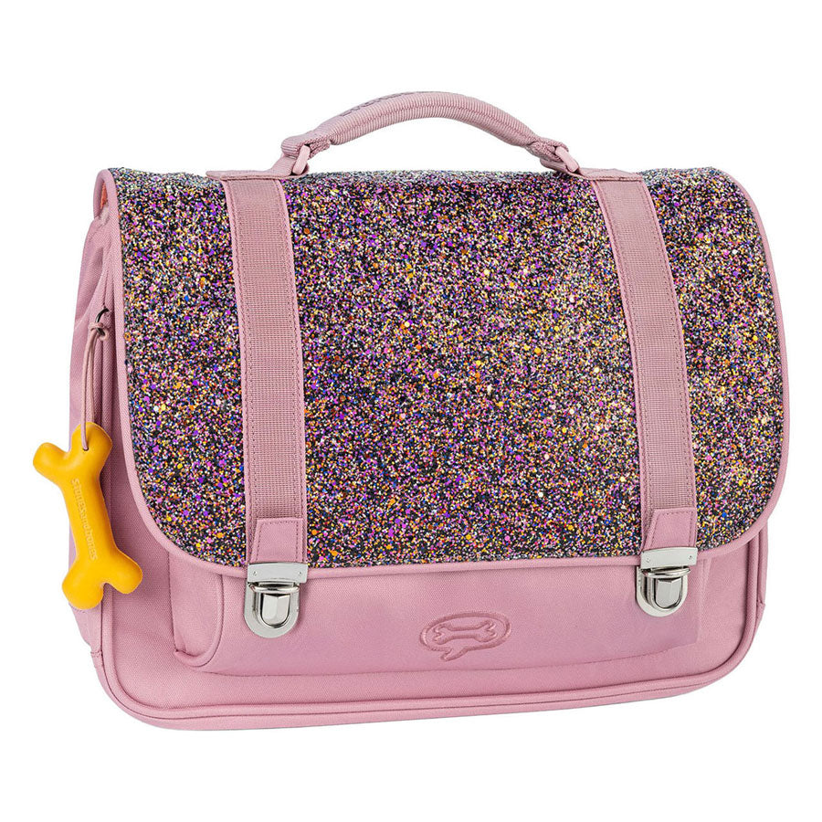 Stones and bones glamour cassis lila boekentas