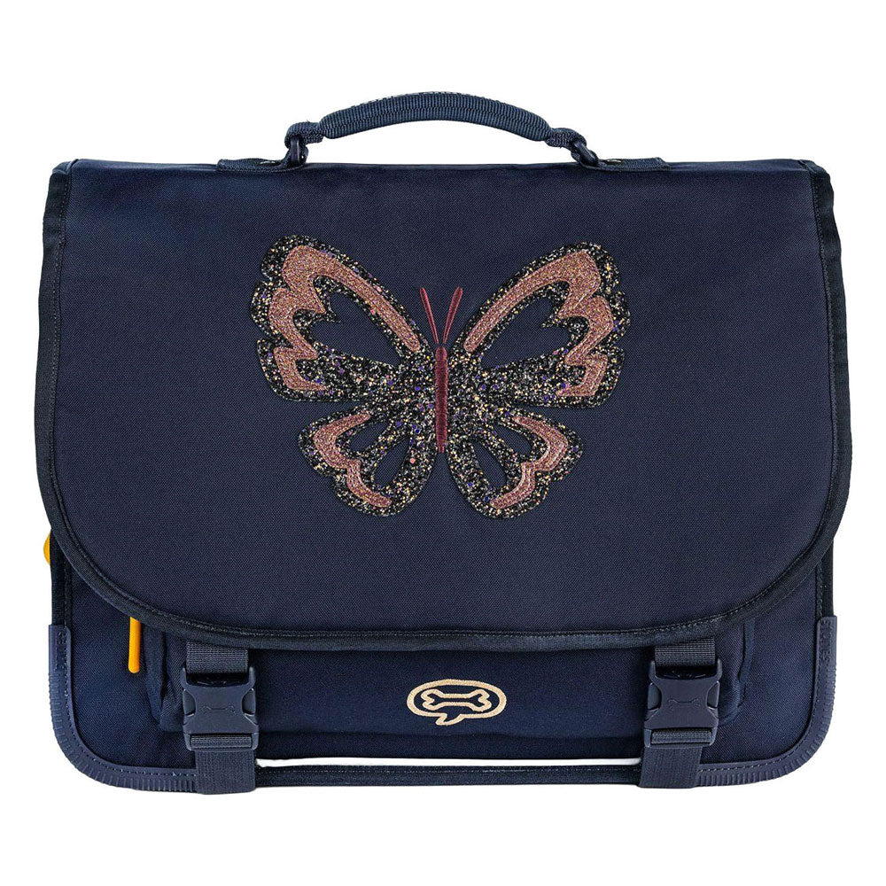 Stones And Bones - Stones And Bones glitter butterfly navy cedar schooltas