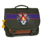 Stones and bones tiger facet khaki lake schooltas