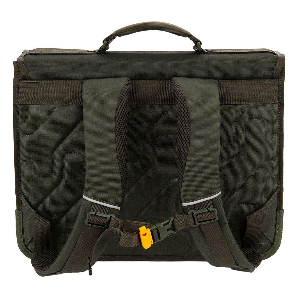 Stones and bones tiger facet khaki lake schooltas