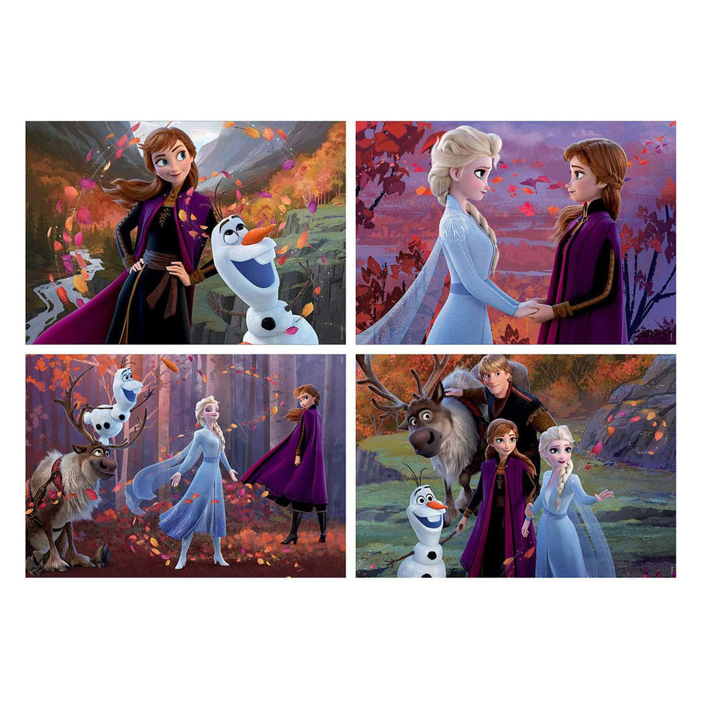 Educa - Educa Frozen 2 legpuzzel 4-in-1 - 50-80-100-150 stuks