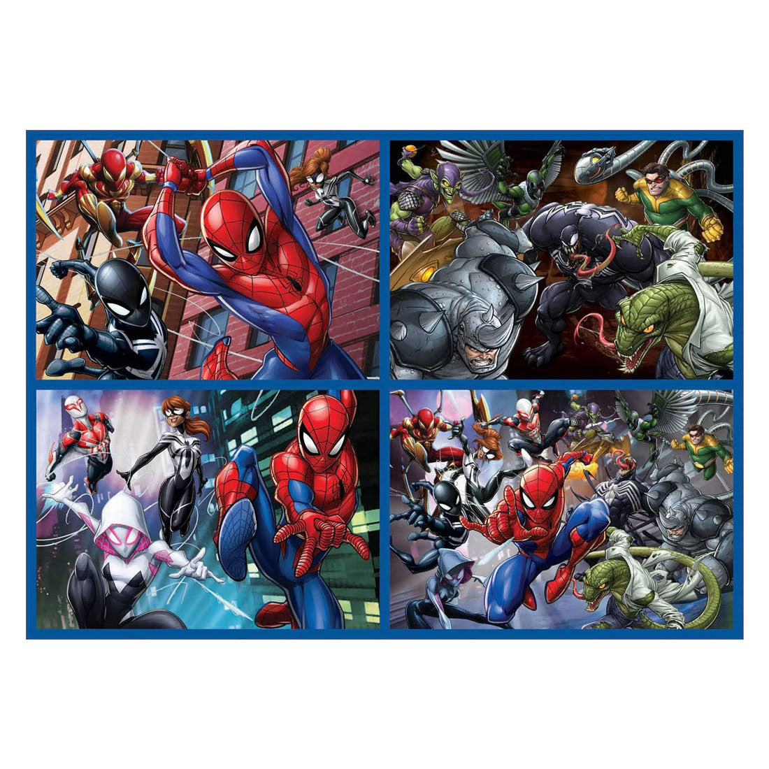 Educa - Educa Spider-man legpuzzel 4-in-1 - 50-80-100-150st