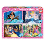 Educa - Educa - puzzel disney prinsessen - 4 puzzels van 50 / 80 / 100 / 150 stukjes