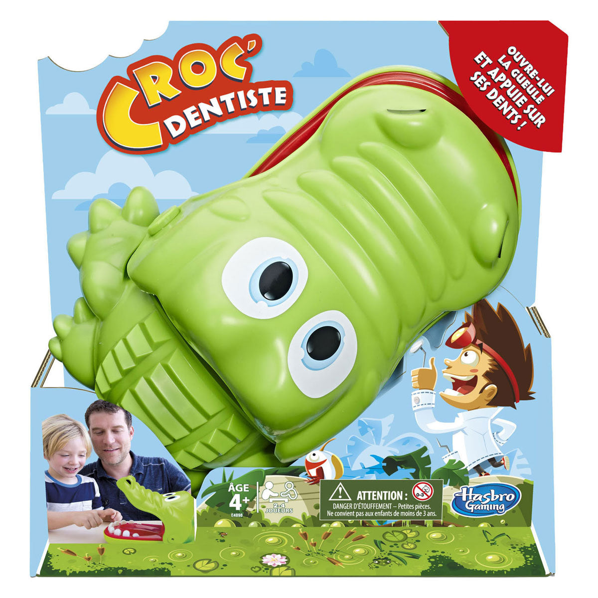 Hasbro Gaming - Hasbro Gaming Krokodil met kiespijn fr
