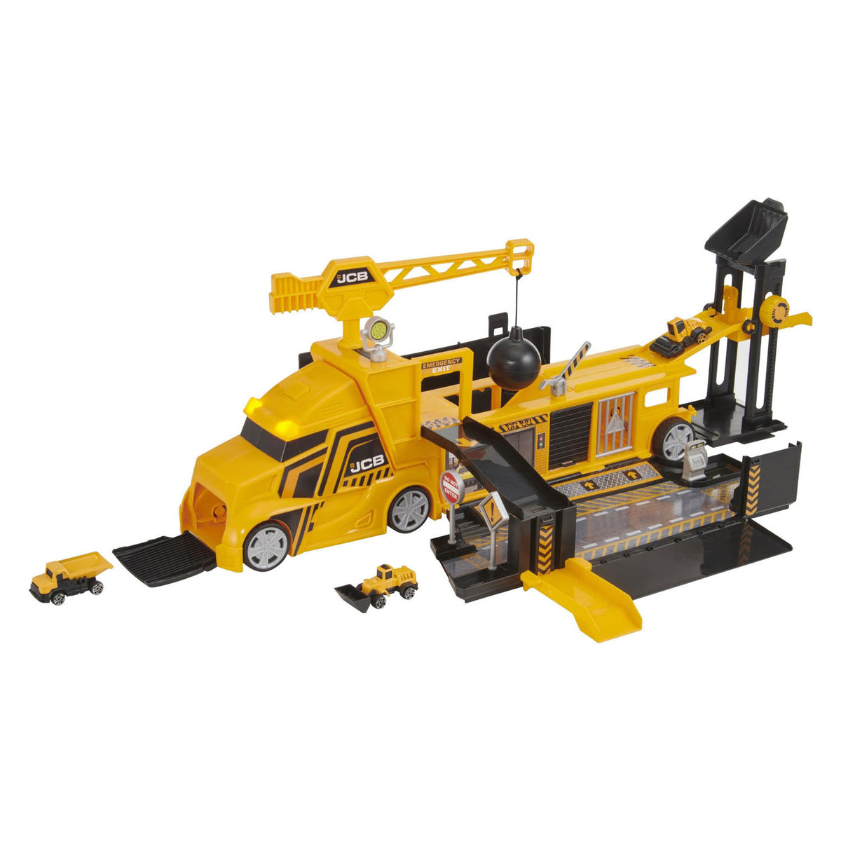 Teamsterz jcb construction command truck met 3 voertuigen