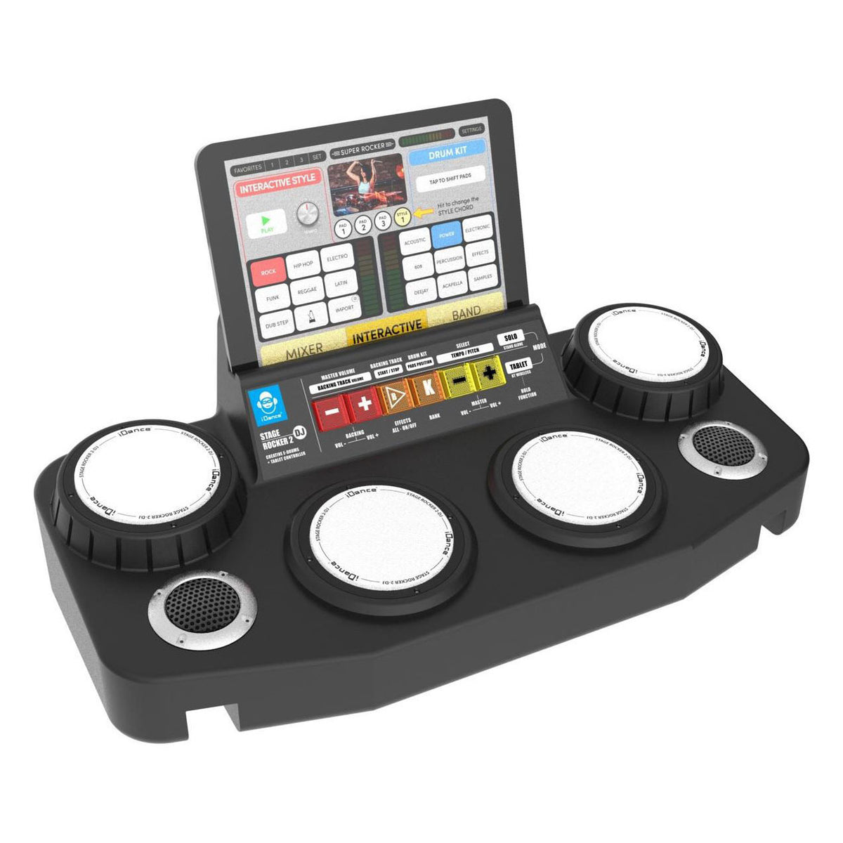 Idance compacte elektronische dj-drum met dubbele motor