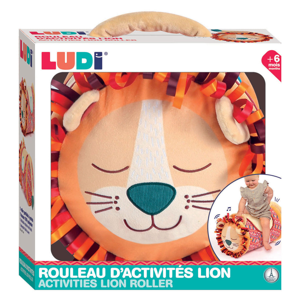 Ludi - Ludi babyspeelgoed activiteitsrol leeuw