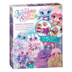Nebulous stars pompom animoulous - maak 5 sleutelhangers