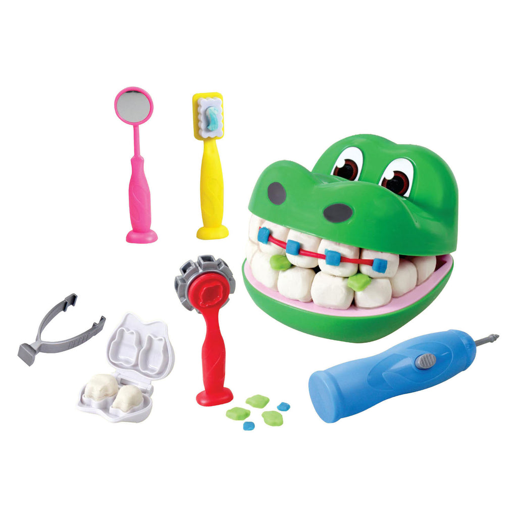 - Kid's Dough Croco Dentist Klei Speelset