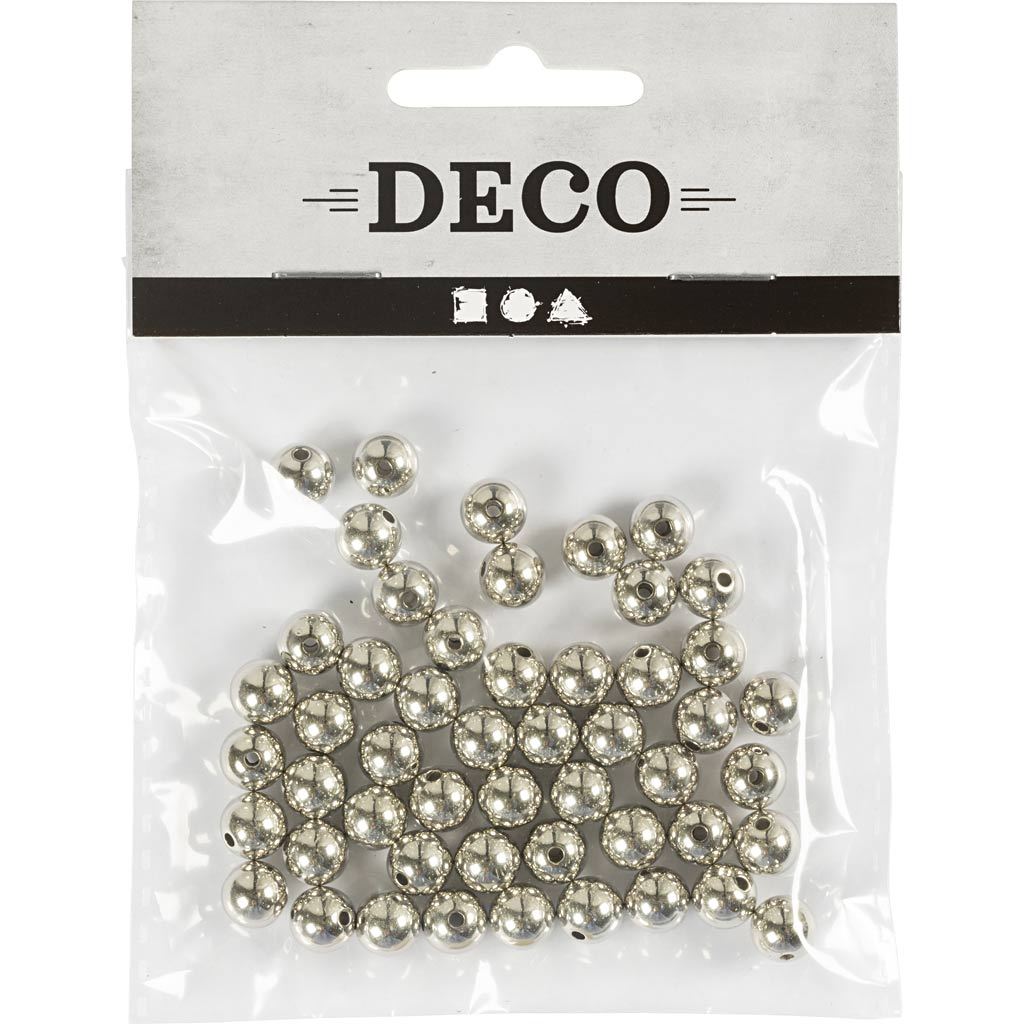 Creativ Company - Creativ Company Https://www.cchobby.nl/waskralen-d-8-mm-gatgrootte-1-mm-zilver-50-stuk-1-doos