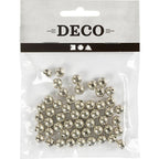 Creativ Company - Creativ Company Https://www.cchobby.nl/waskralen-d-8-mm-gatgrootte-1-mm-zilver-50-stuk-1-doos