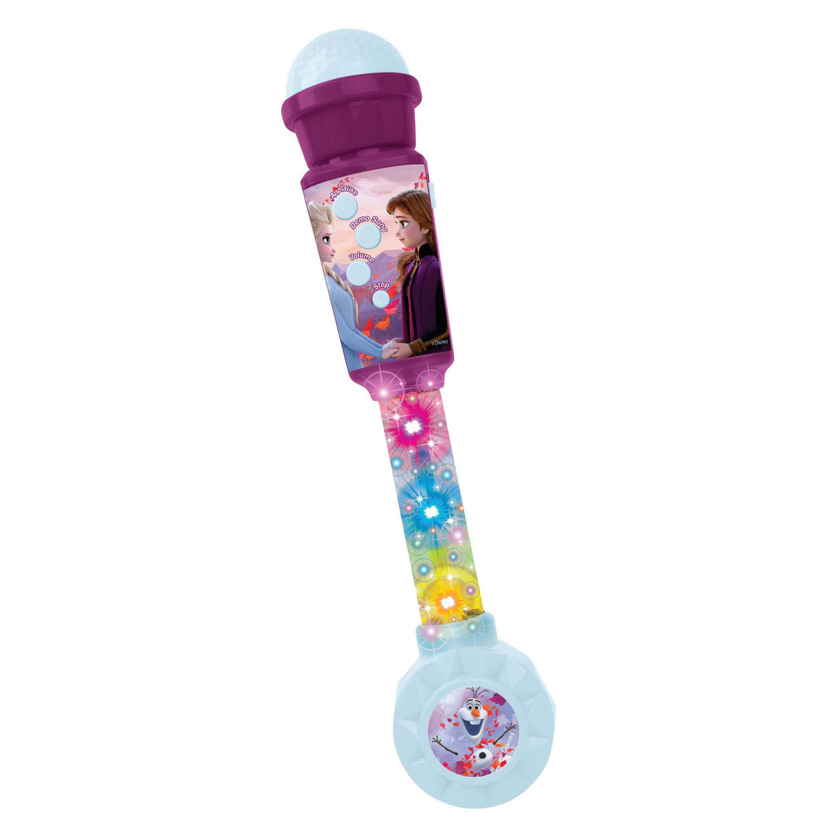 Lexibook frozen trendy verlichtingsmicrofoon met luidspreker (aux-in), melodieën en geluidseffecten