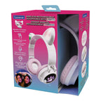 - 2-in-1 Bluetooth Koptelefoon met Licht Kattenoren