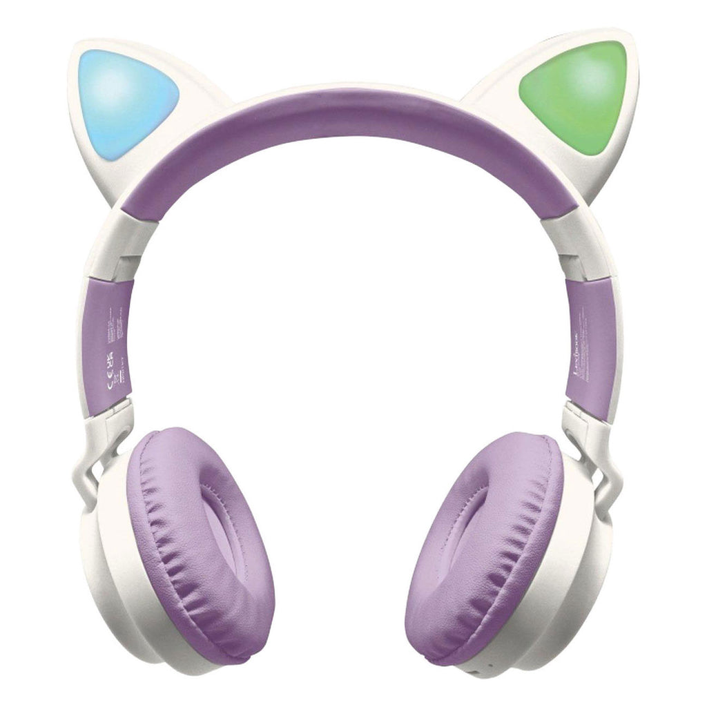 - 2-in-1 Bluetooth Koptelefoon met Licht Kattenoren
