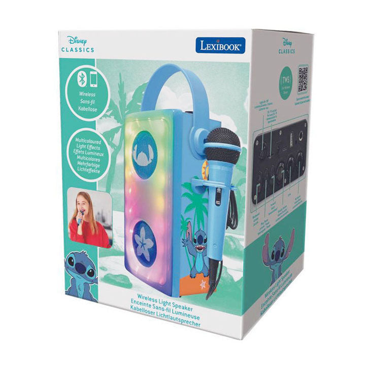 - Stitch Verlichte Bluetooth-luidspreker met Microfoon