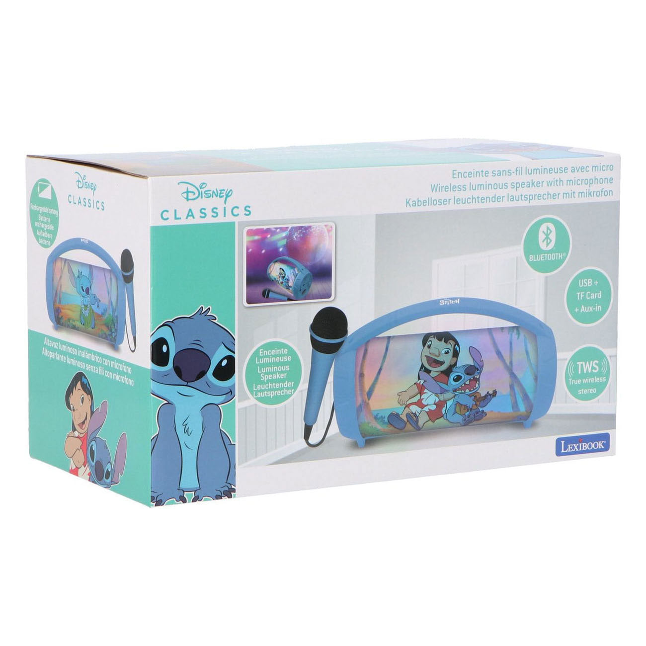 - Stitch Bluetooth-luidspreker met microfoon
