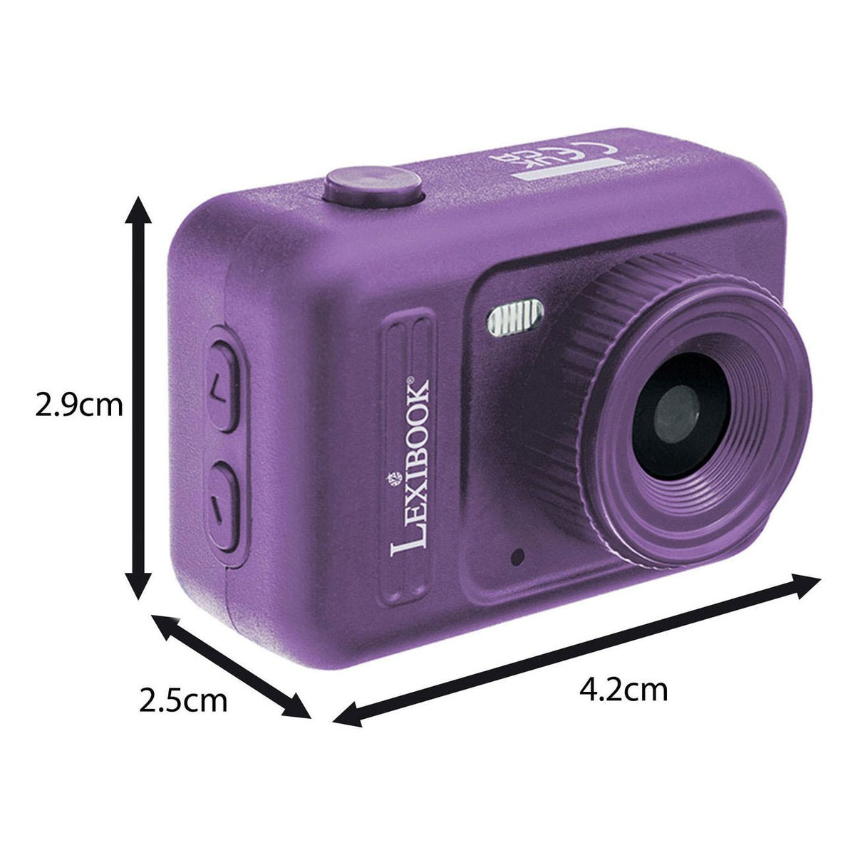 Lexibook sleutelhanger miniatuur digitale camera lichtroze met ingebouwd flashgeheugen