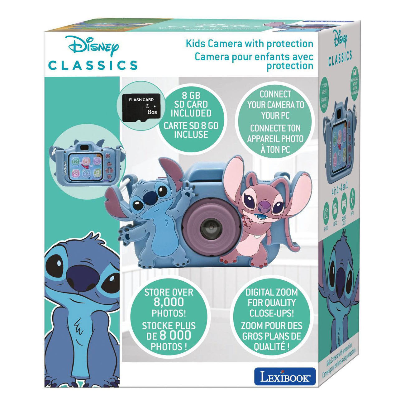 Lexibook - Lexibook Stitch camera met bescherming voor kinderen - 8gb