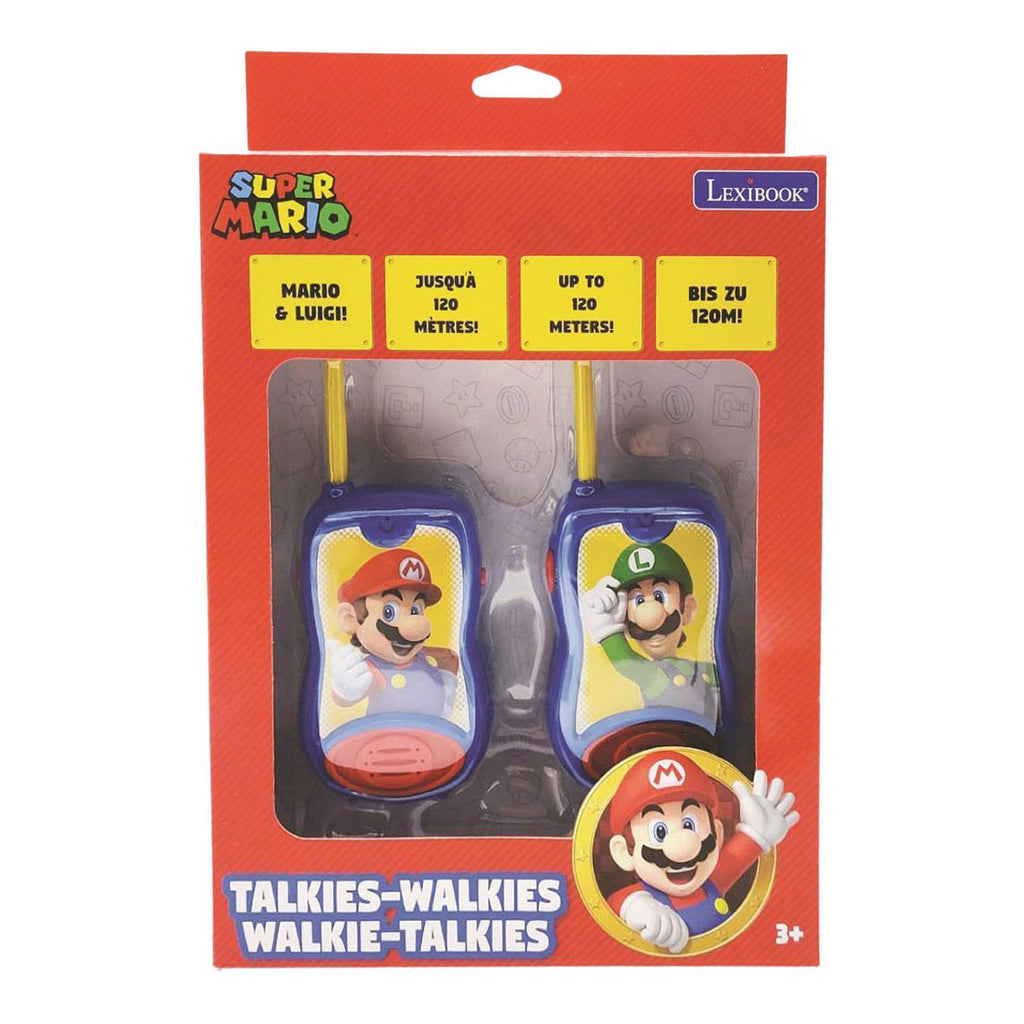 Super Mario - Super Mario walkie talkies bereik 120 meter
