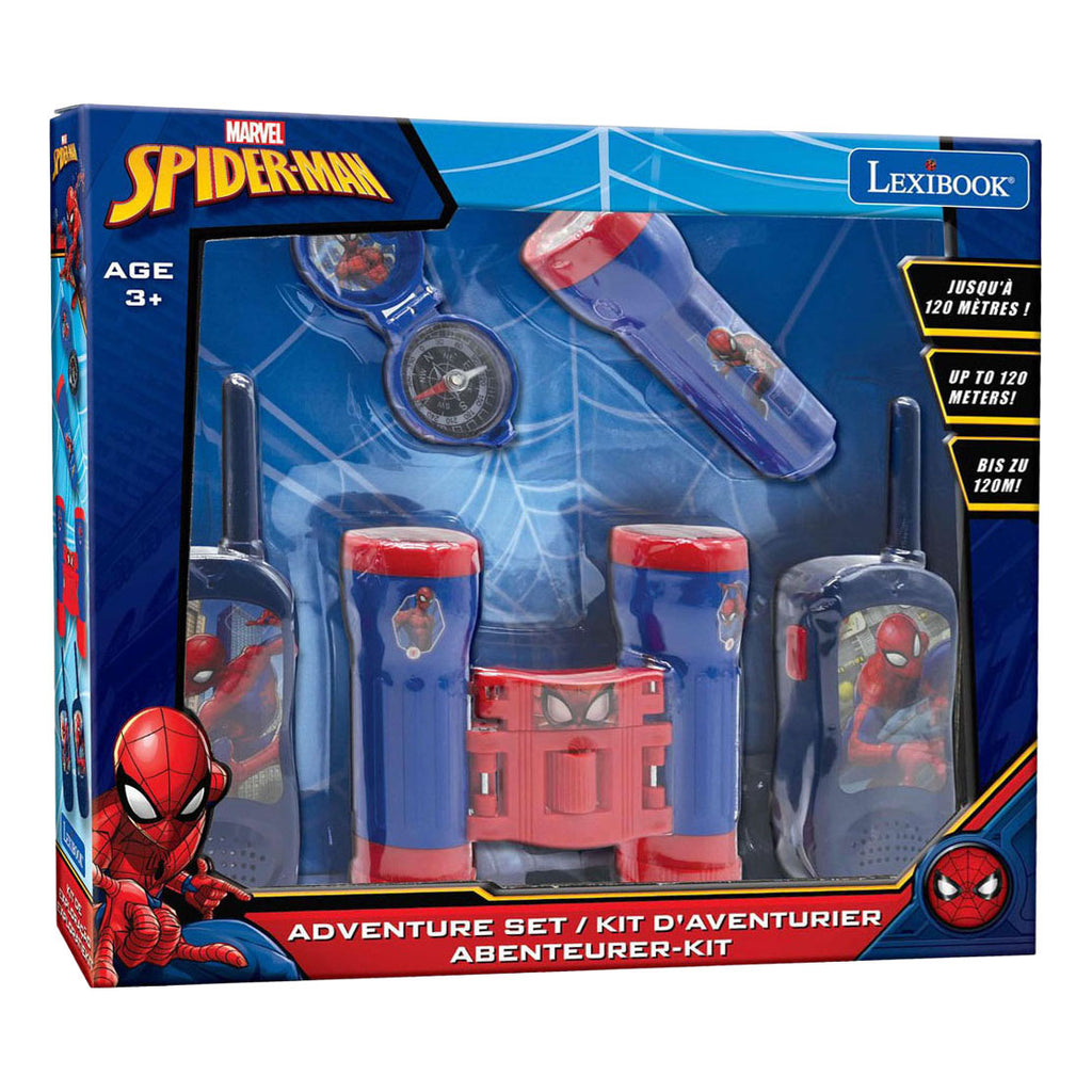 - Spider-Man Avonturierset met Walkie Talkies 120 Meter
