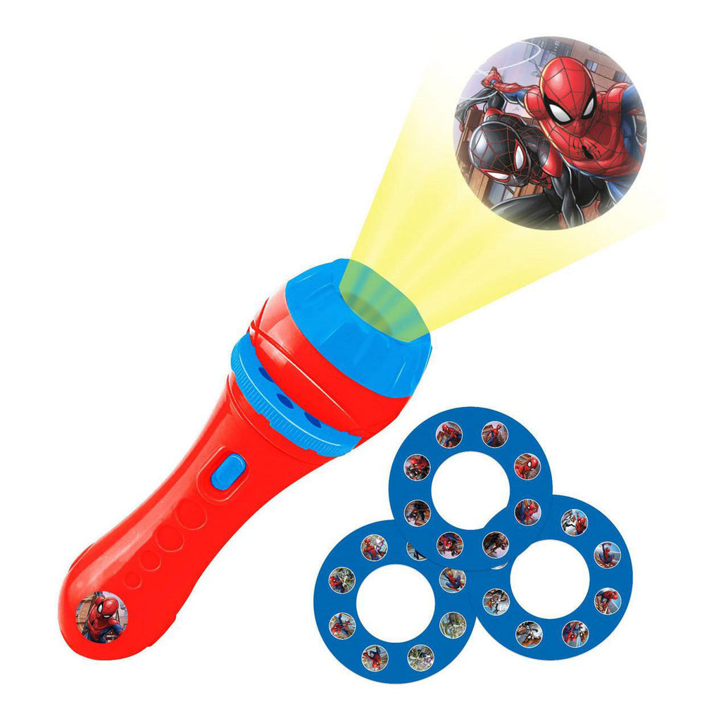 Lexibook spiderman projectie-zaklamp met 24 plaatjes