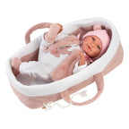 - Mimi Soft Body Babypop met Reiswieg en Speen - 42 cm