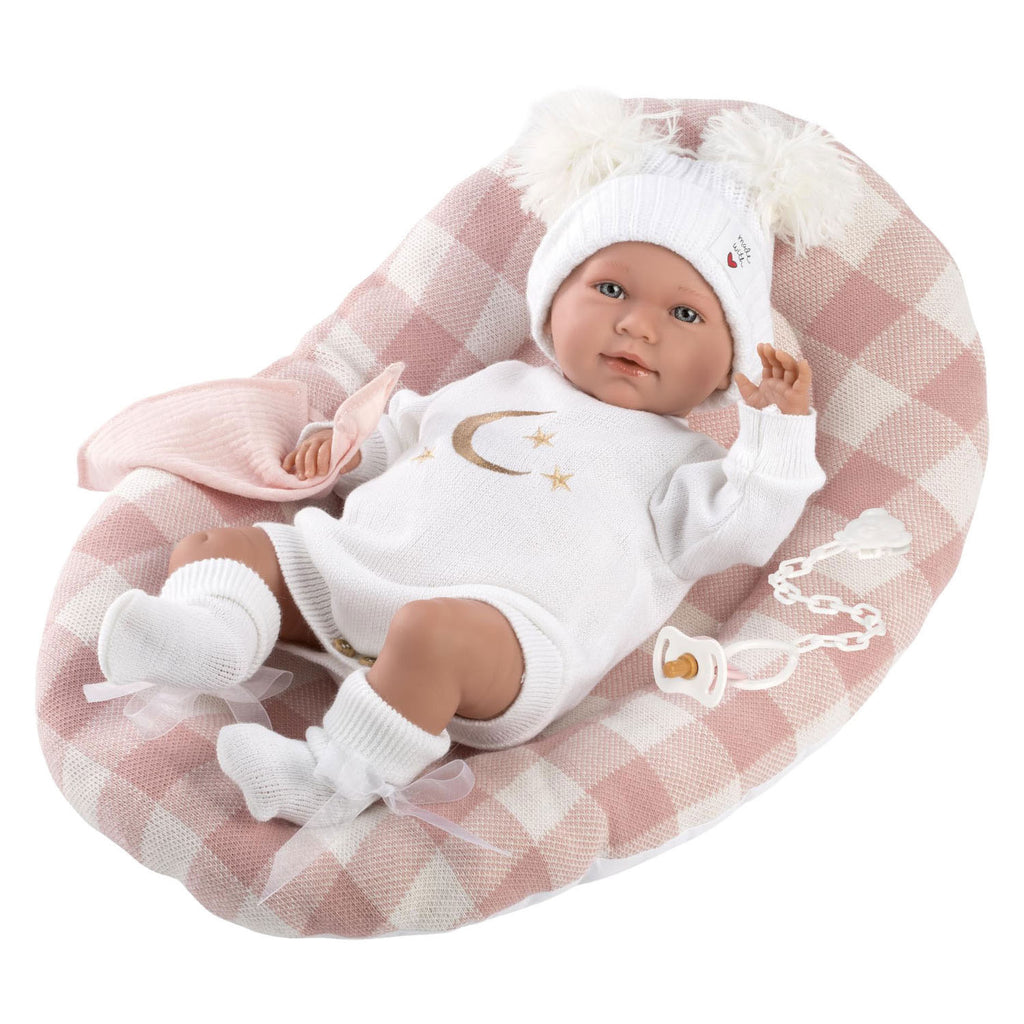 - Mimi Soft Body Babypop met Geluid 42 cm Maan