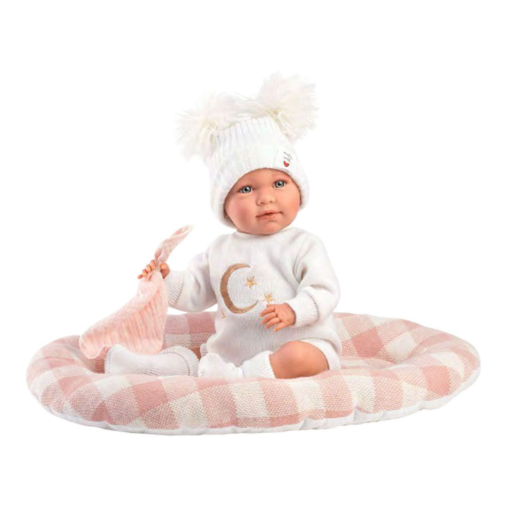 - Mimi Soft Body Babypop met Geluid 42 cm Maan