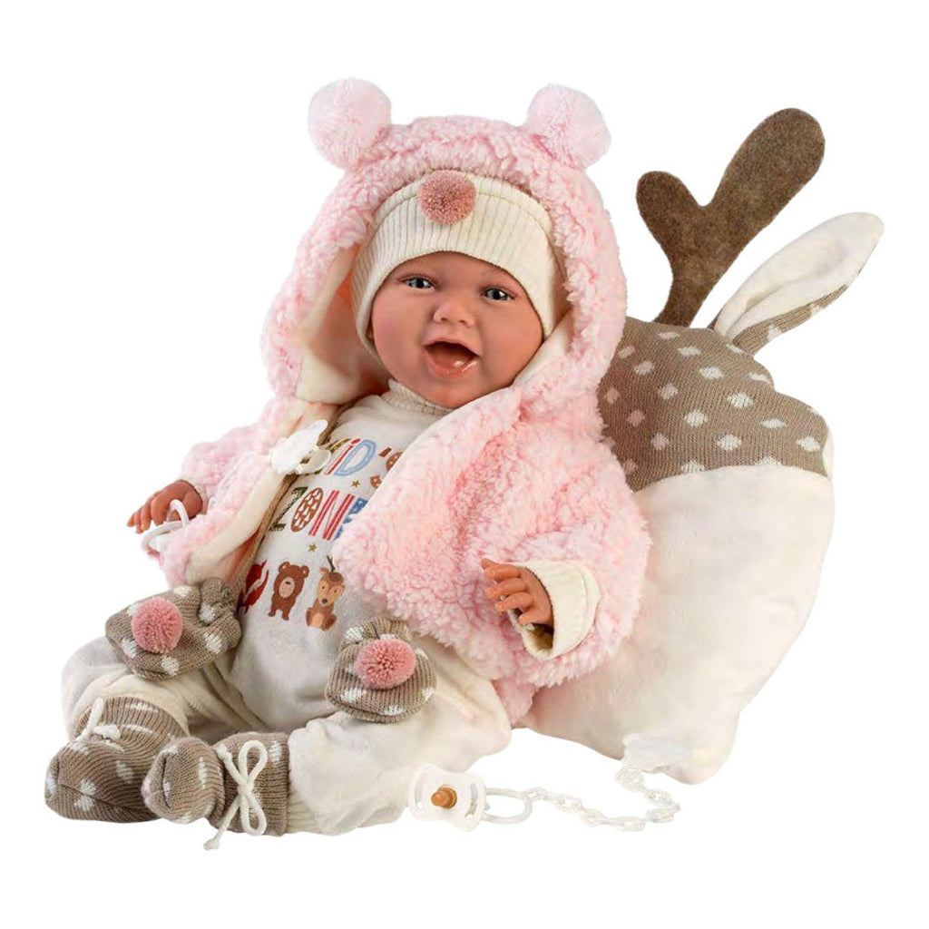 Imp - Imp Mimi soft body babypop vrolijk met geluid - 42 cm