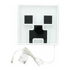 - Minecraft Creeper LED Neon Wandlamp