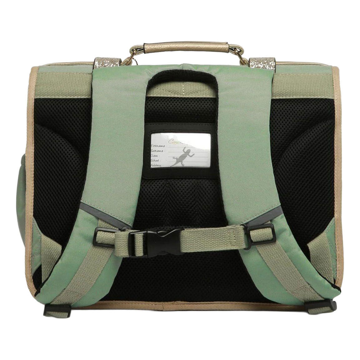 - Caméléon Schooltas Glossy Green - 38cm