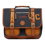 - Caméléon Schooltas Mustard Badges - 38cm