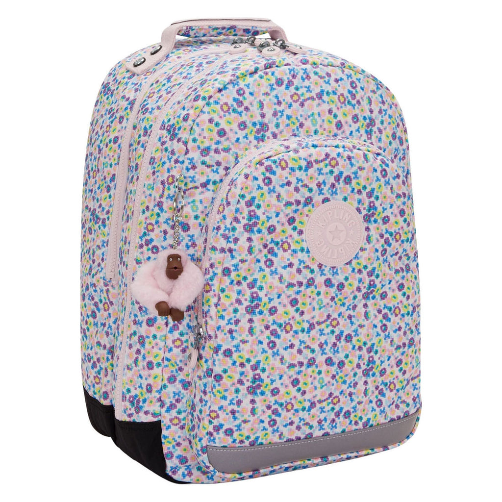 Kipling - Kipling rugzak classroom digi bloemenprint