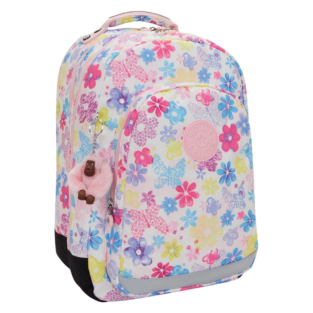 Kipling - Kipling class room rugzak - flower stamp