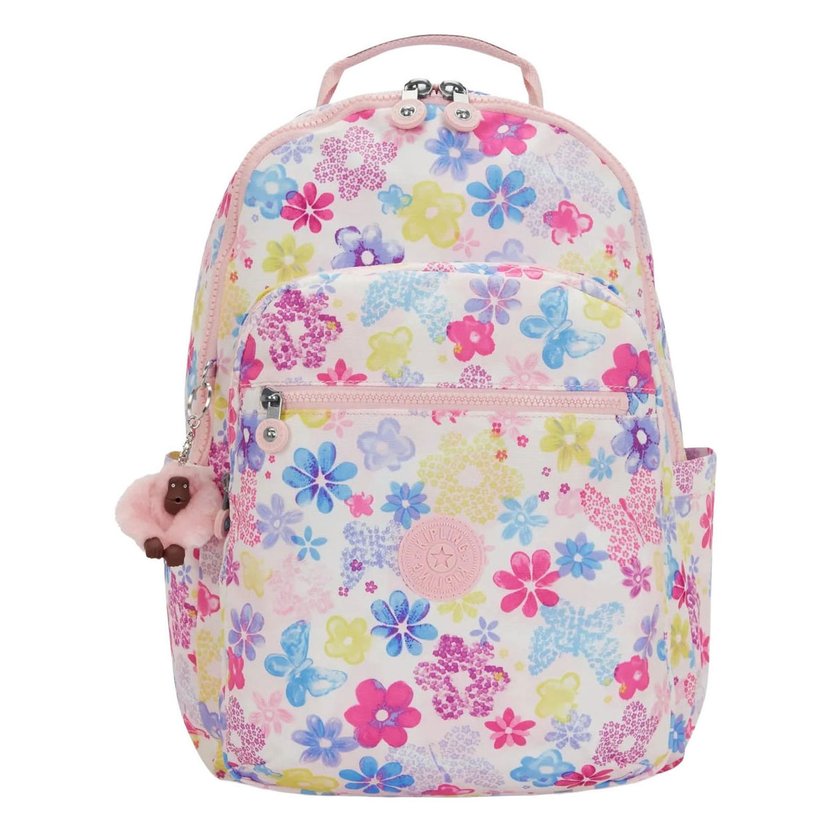 Kipling seoul rugzak - flower stamp
