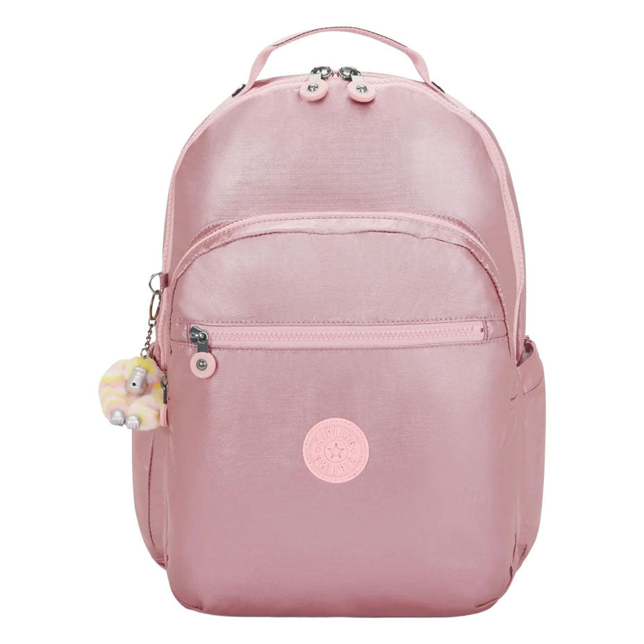 Kipling seoul lap rugzak - bronze pink metallic