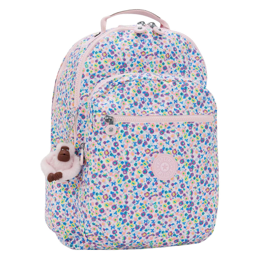 Kipling - Kipling seoul laptop rugzak - digi flower print