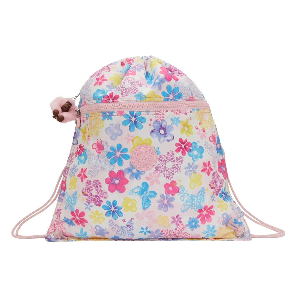 Kipling - Kipling supertaboo gymtas - flower stamp
