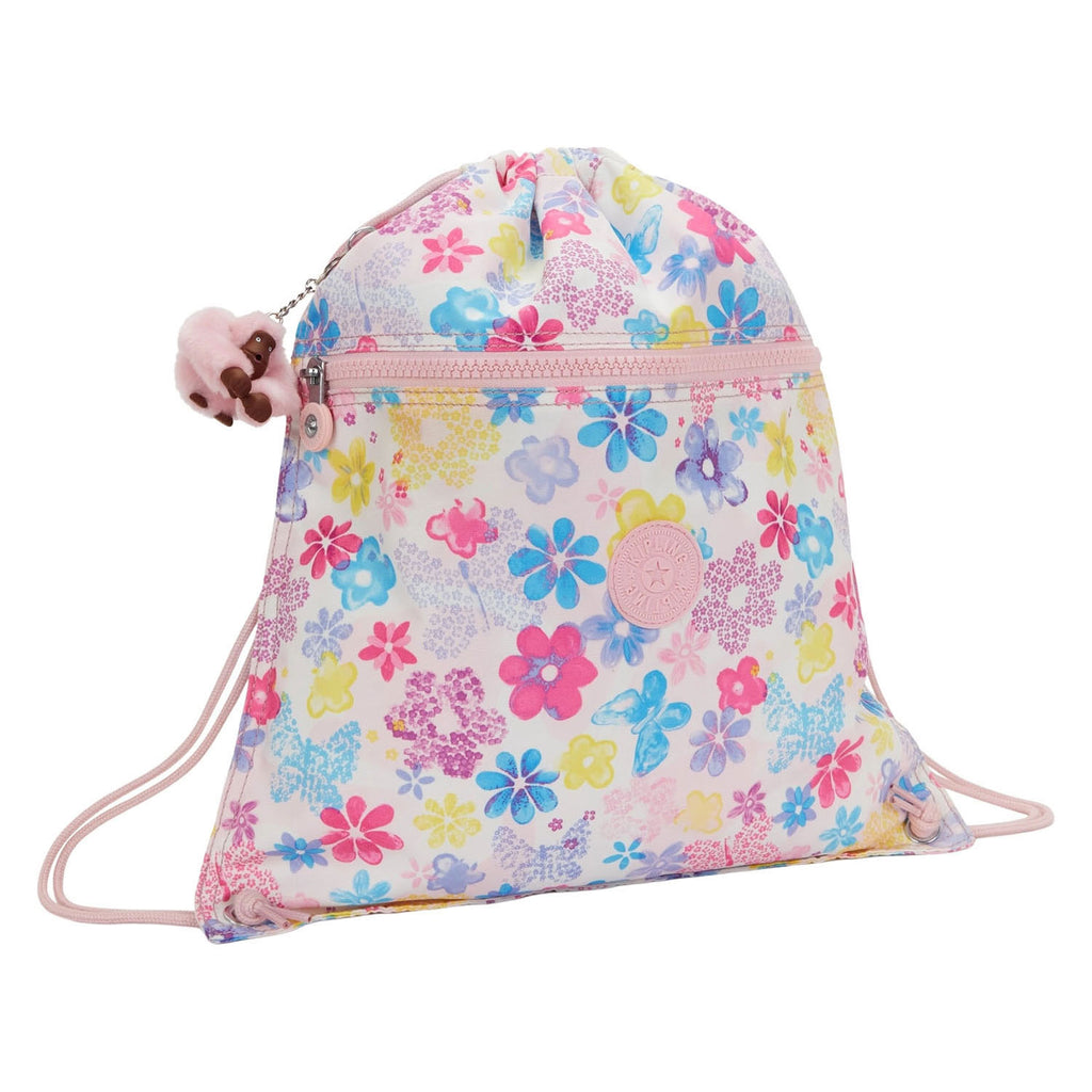 Kipling - Kipling supertaboo gymtas - flower stamp