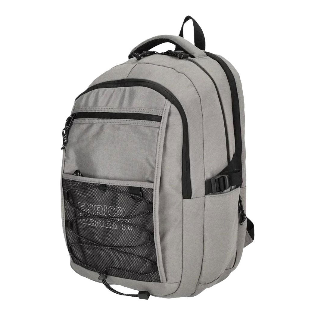 - Enrico Benetti Rugzak Anchorage lichtgrijs - Laptop 17 inc