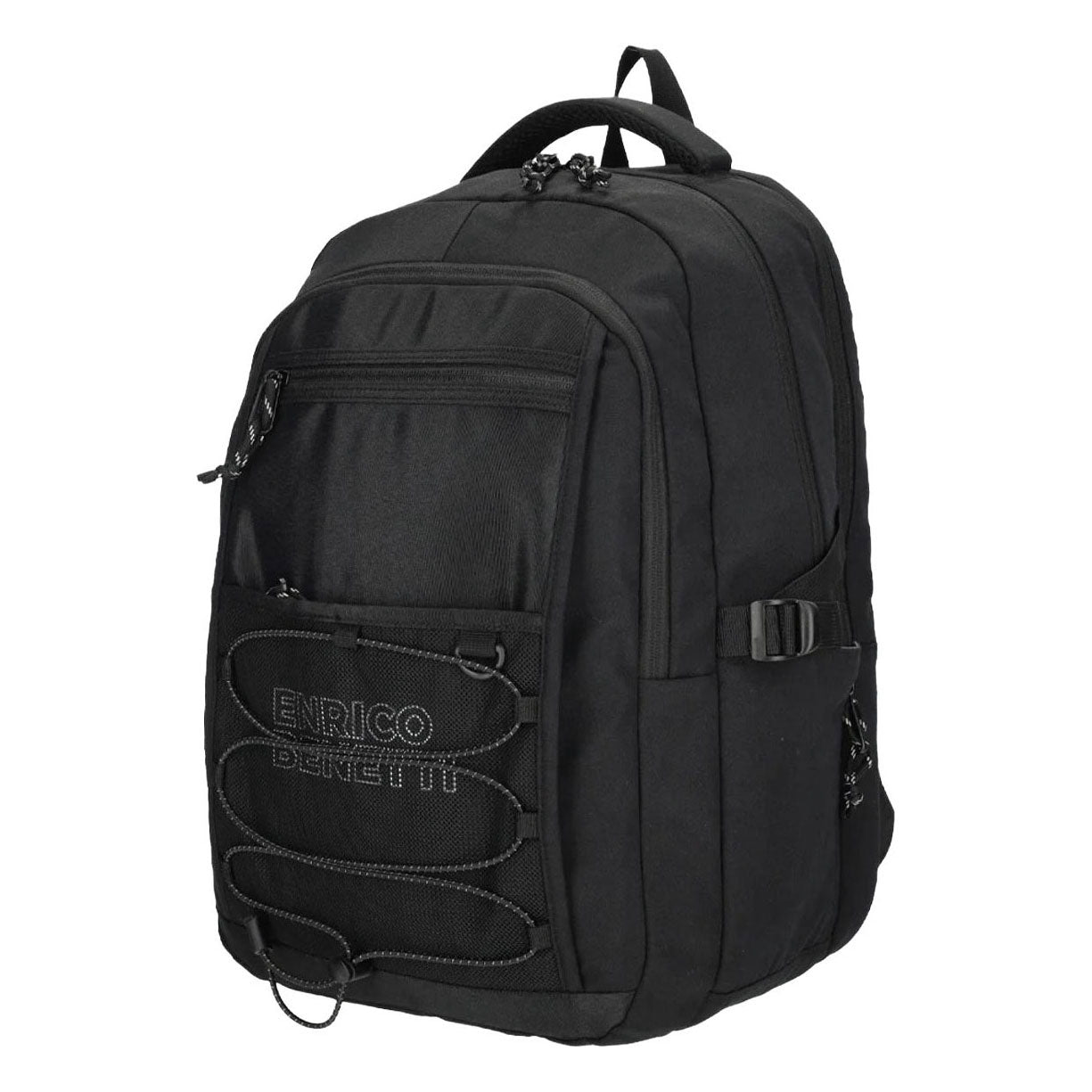 - Enrico Benetti Rugzak Anchorage zwart - Laptop 17 inch