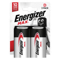 - Energizer Max D Alkaline Batterijen 2st.