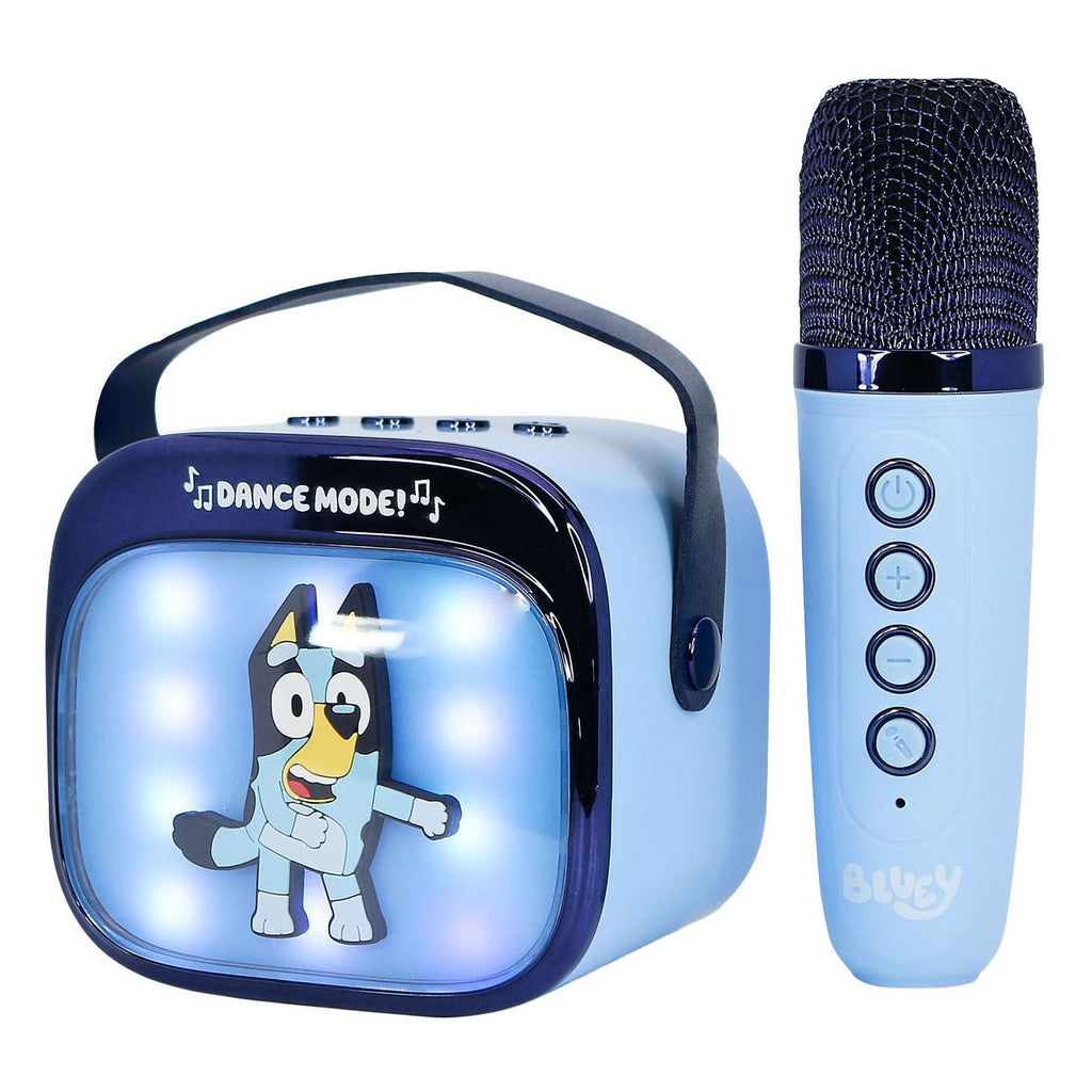 Otl technologies bluey - karaoke set voor kinderen - draadloze microfoon en speaker - met lichteffecten - stemvervorming