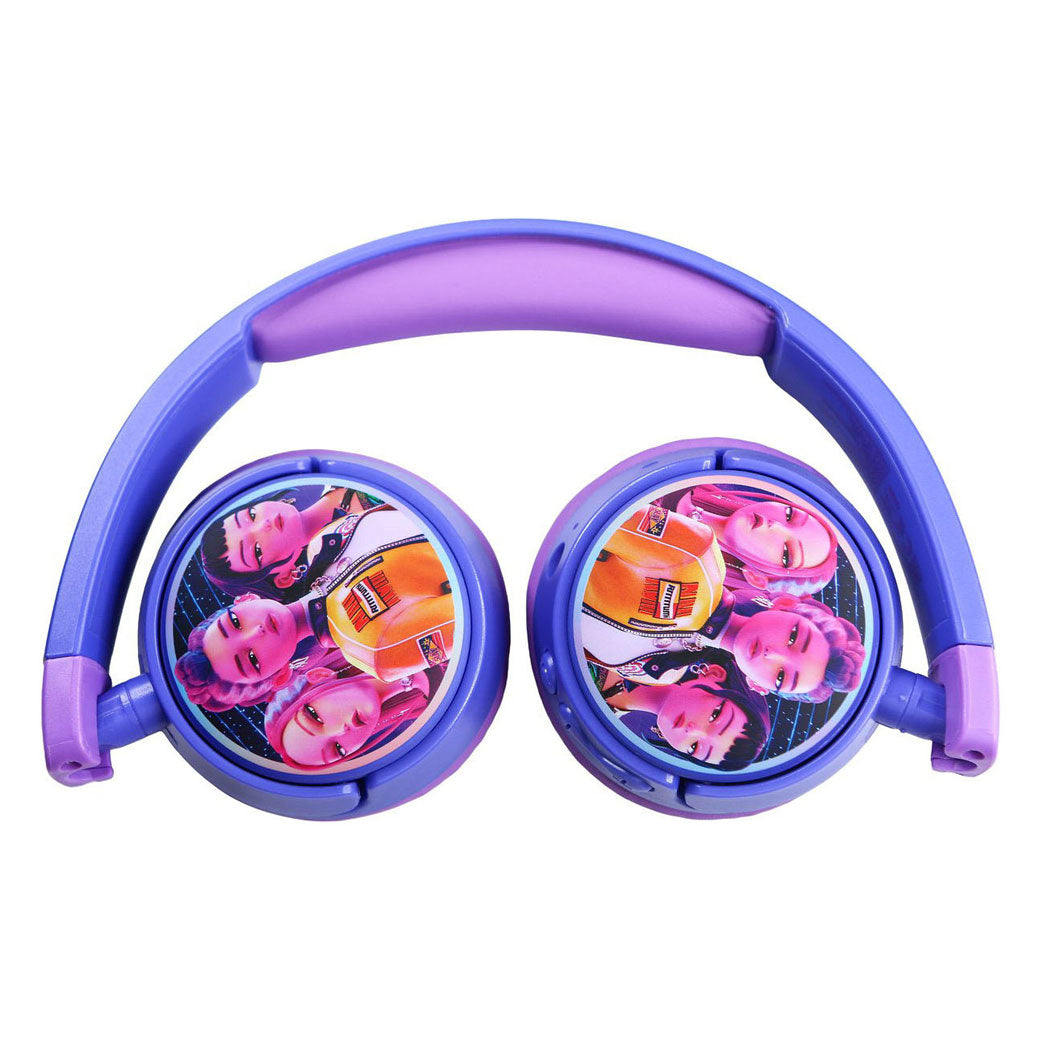 K-pop demon hunters faces junior bluetooth hoofdtelefoon