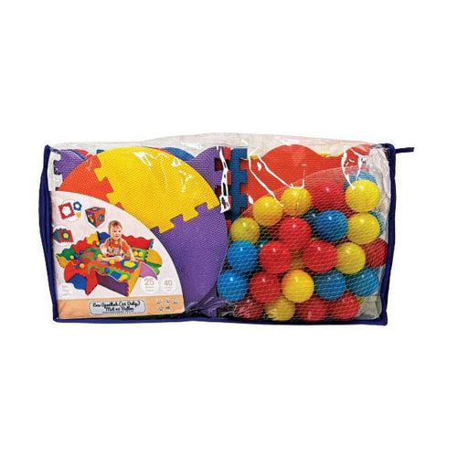 - Foamtegels met Rand en 40 Ballen