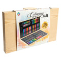 Creative Craft Group - Creative Craft Group Houten kleurkoffer voor kinderen 48x30cm - 180dlg.