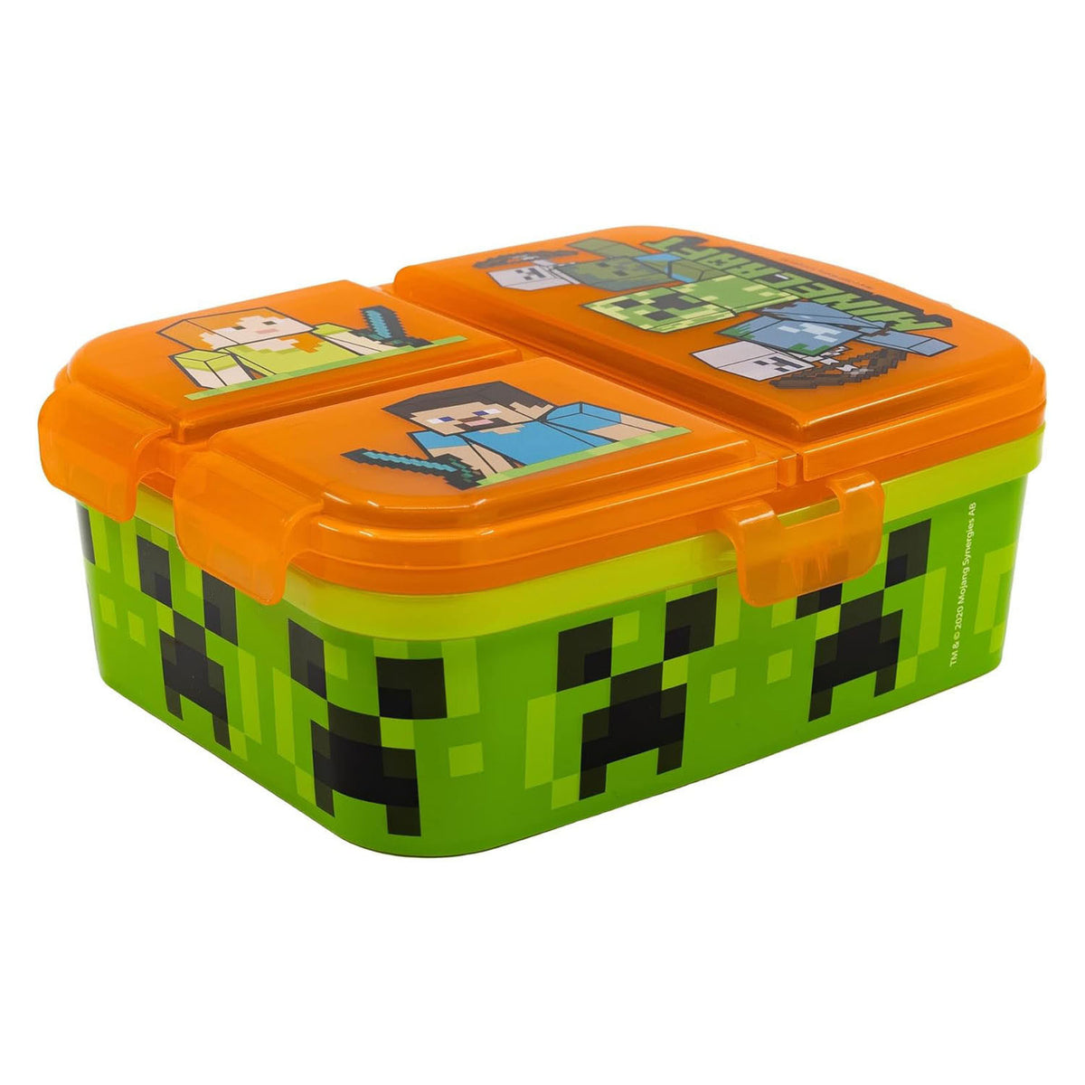 - Minecraft lunchbox met 4 Compartimenten
