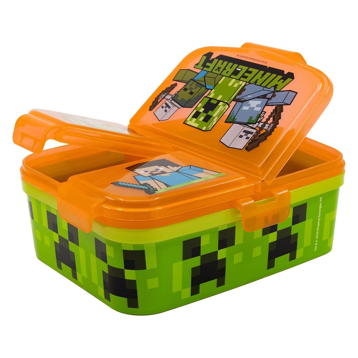 - Minecraft lunchbox met 4 Compartimenten