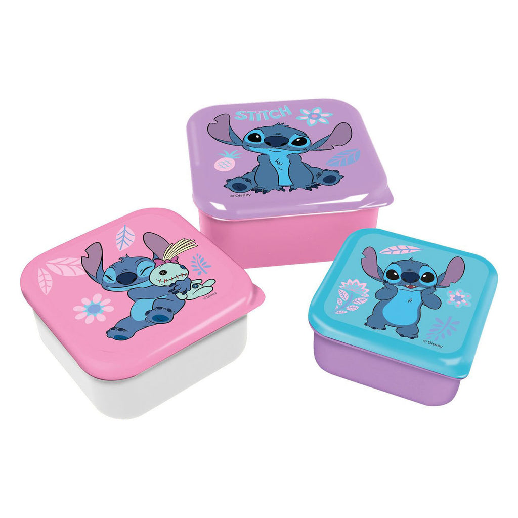 Disney - Stitch snackboxen 3-in-1