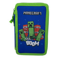 - Minecraft Gevuld Etui met 2 Vakken